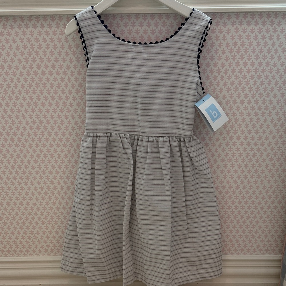 Bella Bliss Striped Scoop Neck Dress